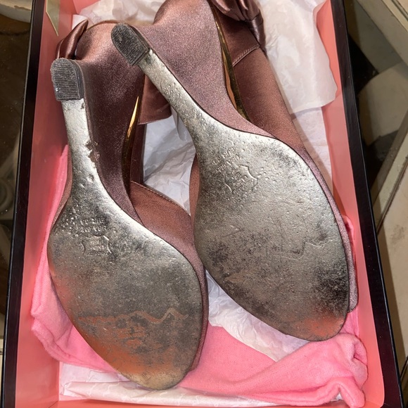 Nina Size 6 satin wedges - Picture 4 of 6